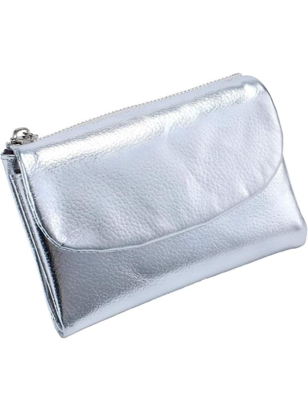 Unisex Genuine Leather Wallet - Compact Coin & Card Holder Clutch, 5.3in